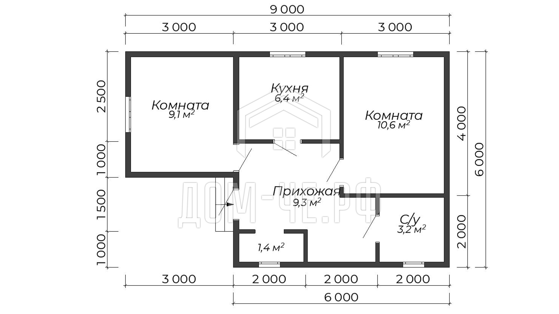 Каркасный дом Анисим | ДОМ-ЧЕ.РФ